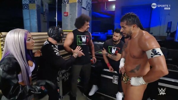 LWO Rey Mysterio Zelina Vega Carlito Santos Escobar