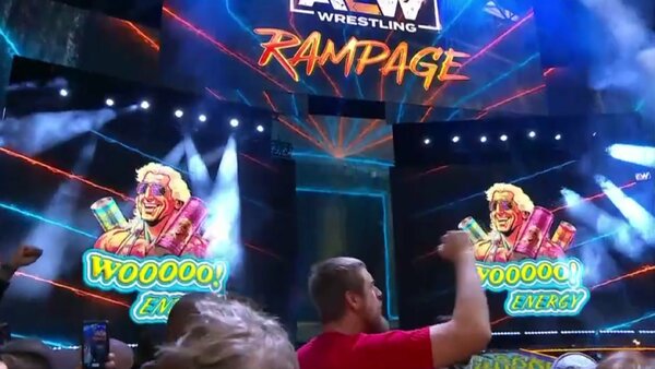 AEW Rampage Ric Flair Energy Drink