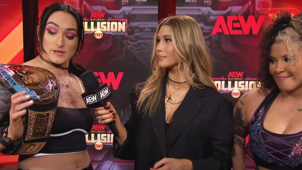 AEW Collision Kris Statlander Lexy Nair Willow Nightingale