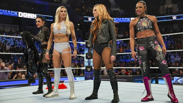 Becky Lynch Charlotte Flair Bianca Belair Shotzi