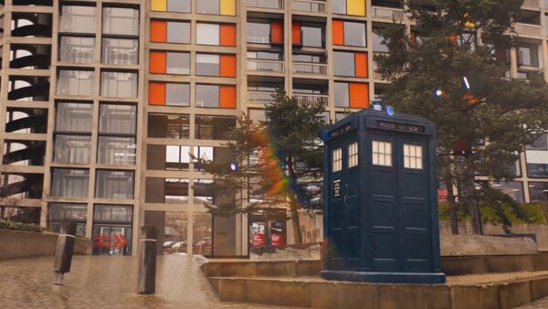 Doctor Who Revolution of the Daleks TARDIS Sheffield