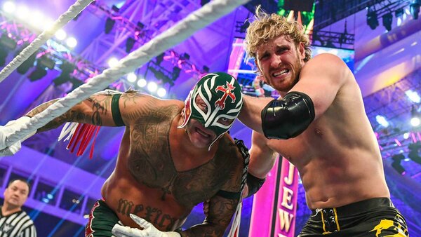 WWE Crown Jewel 2023 Logan Paul Rey Mysterio