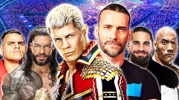 WrestleMania GUNTHER Roman Reigns Cody Rhodes CM Punk Seth Rollins The Rock