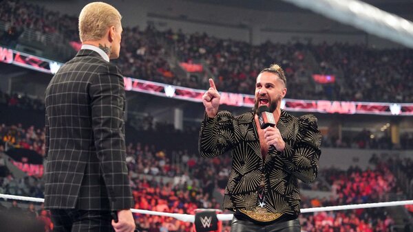 WWE Raw Cody Rhodes Seth Rollins