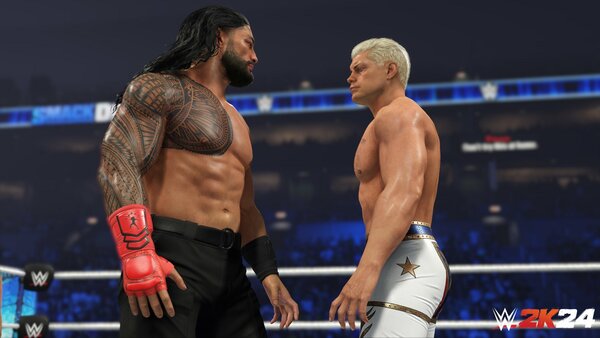WWE 2K24 Roman Reigns Cody Rhodes