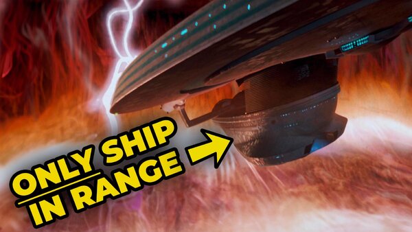 Star Trek Generations Enterprise B Only Ship In Range