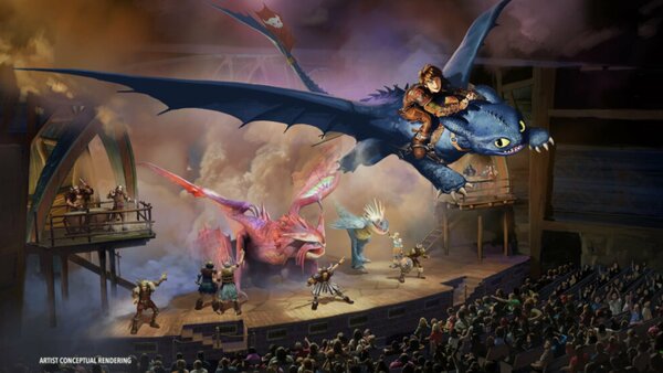 Universal Orlando Resort Epic Universe How To Train Your Dragon- Isle Of Berk