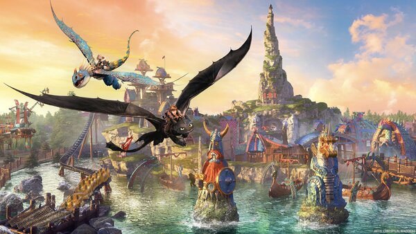 Universal Orlando Resort Epic Universe How To Train Your Dragon- Isle Of Berk